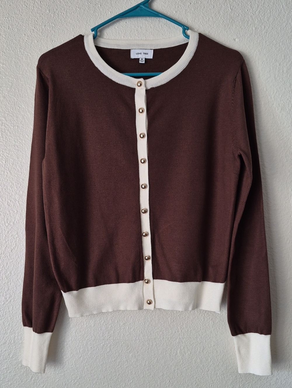 Long-sleeve Button Up With Gold Buttons